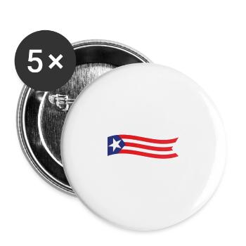 Impeach Joe Biden Red White and Blue - Buttons large 2.2'' (5-pack) - white