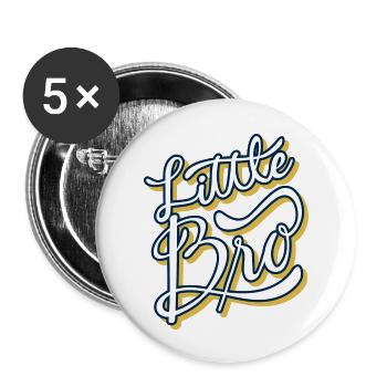 Brother day! feel your brother better - Buttons large 2.2'' (5-pack) - white