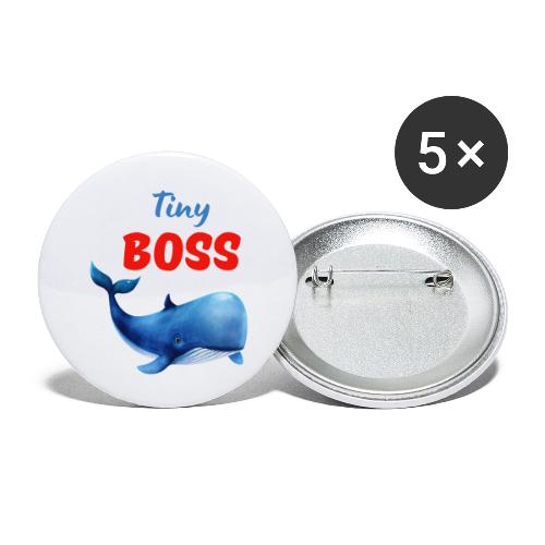 Tiny Boss - Buttons large 2.2'' (5-pack)