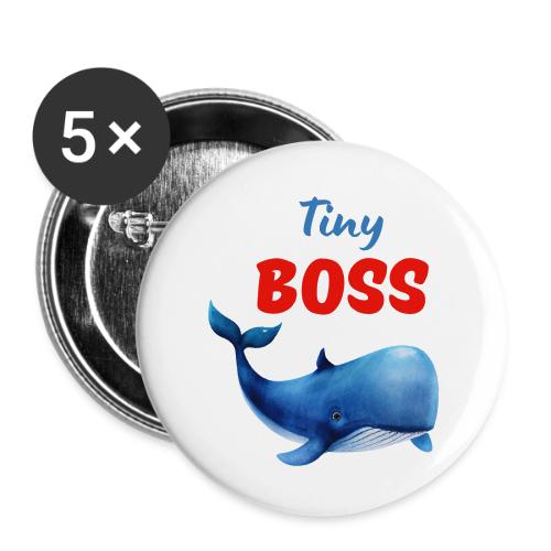 Tiny Boss - Buttons large 2.2'' (5-pack)