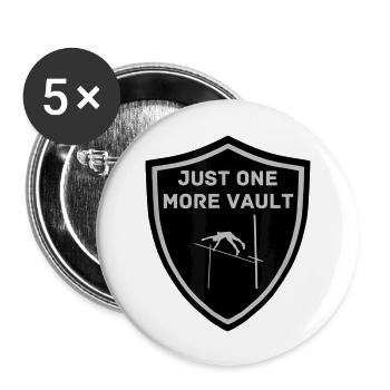 JUST ONE MORE VAULT Vaulting - Buttons large 2.2'' (5-pack) - white