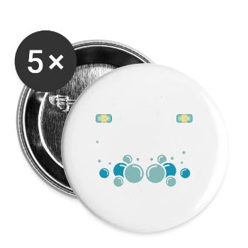 Soap Making Soap Maker - Buttons large 2.2'' (5-pack) - white