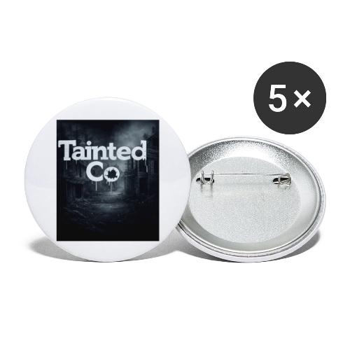 Tainted Co Town - Buttons large 2.2'' (5-pack)