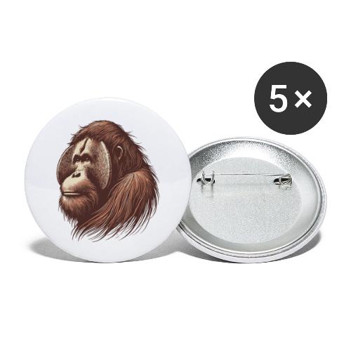 Orangutan - Buttons large 2.2'' (5-pack)