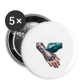 Do My Tattoos Matter Now? EMT Paramedic - Buttons large 2.2'' (5-pack) - white