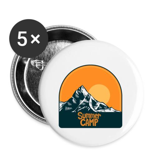 Adventure Summer Camp - Buttons large 2.2'' (5-pack)