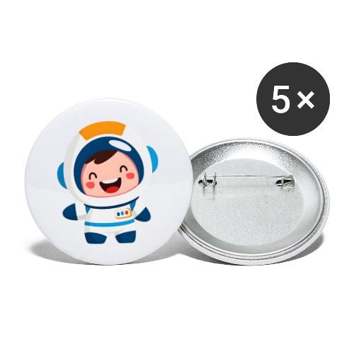 Joyful Baby Astronaut - Buttons large 2.2'' (5-pack)