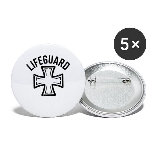Lifeguard Cross Emblem - Buttons large 2.2'' (5-pack)
