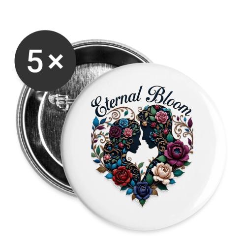 Eternal Bloom Embrace T-Shirt - Buttons large 2.2'' (5-pack)