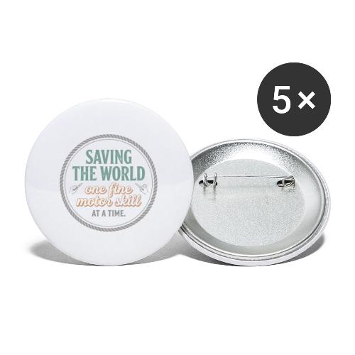Saving the World: Fine Motor Skills Hero - Buttons large 2.2'' (5-pack)