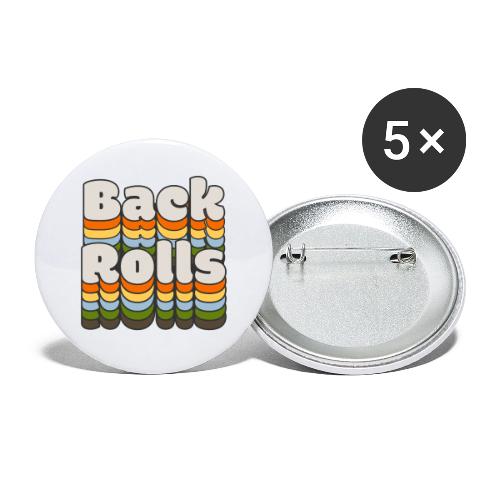 Back Rolls - Buttons large 2.2'' (5-pack)