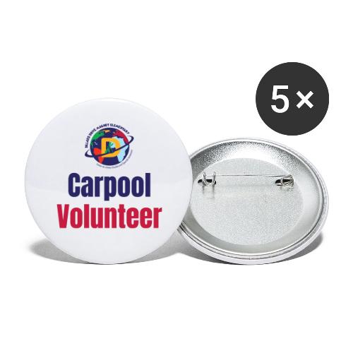 DDMES Carpool Volunteer - Buttons large 2.2'' (5-pack)