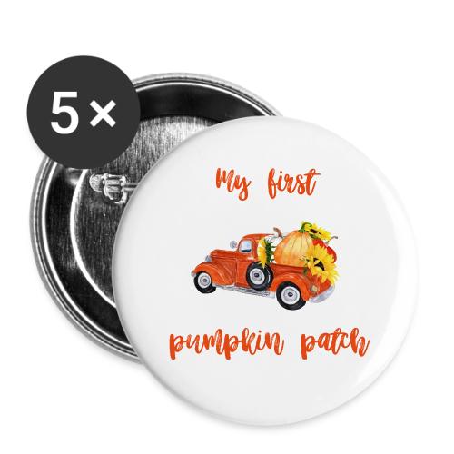 My first pumpkin patch - Buttons large 2.2'' (5-pack)