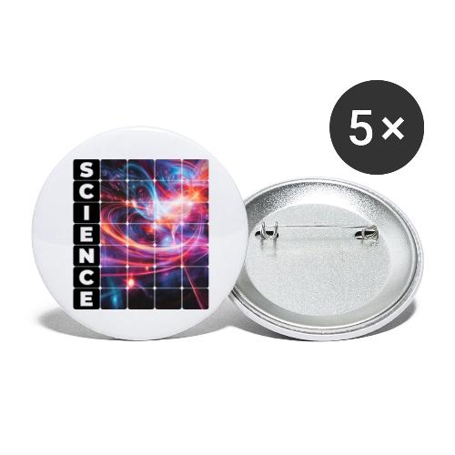 The Chaos of Science - Buttons large 2.2'' (5-pack)