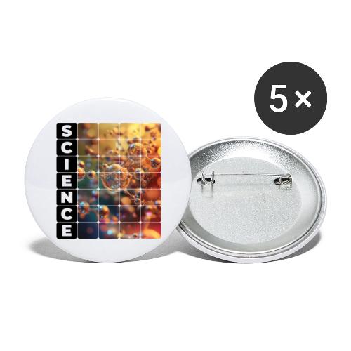 Nodes of Science - Buttons large 2.2'' (5-pack)
