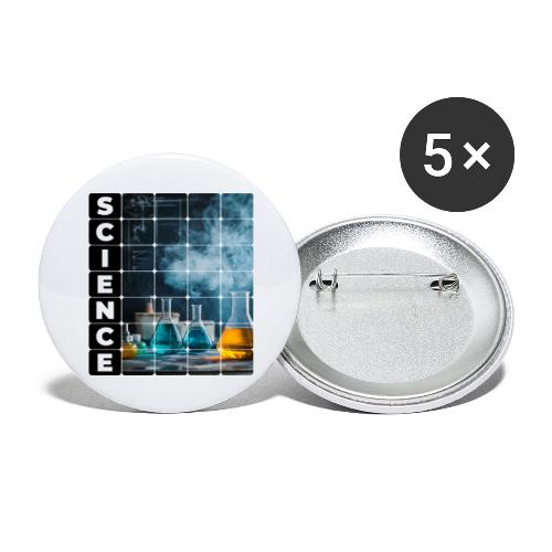 Alchemy of Science - Buttons large 2.2'' (5-pack)