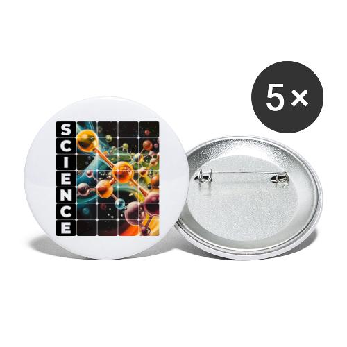 Molecular Science - Buttons large 2.2'' (5-pack)
