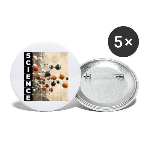 Science in Structure - Buttons large 2.2'' (5-pack)