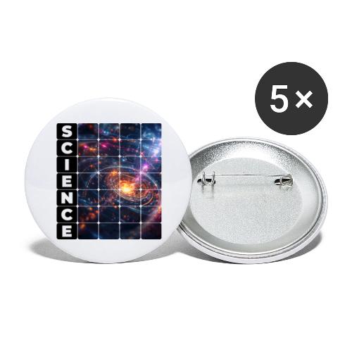 Science Spiral - Buttons large 2.2'' (5-pack)