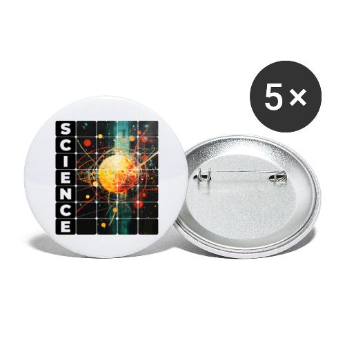 Core of Science - Buttons large 2.2'' (5-pack)