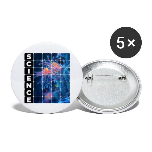 Alien Science - Buttons large 2.2'' (5-pack)
