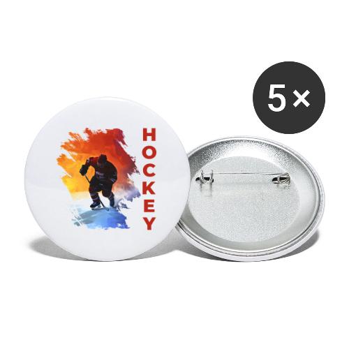 Hockey Energy - Buttons large 2.2'' (5-pack)
