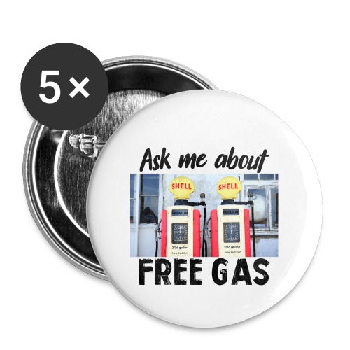 Ask me about... - Buttons large 2.2'' (5-pack)