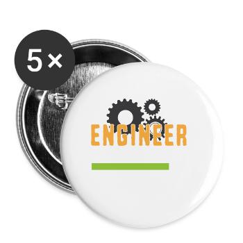 Funny Engineering Graduation Engineer In Progress - Buttons large 2.2'' (5-pack) - white