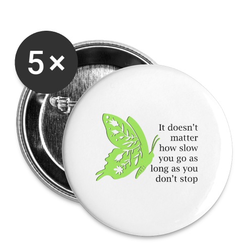 Don't Stop - Buttons large 2.2'' (5-pack)