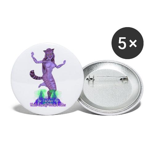 Ghastly Wicked Tales: Cheshire Cat - Buttons large 2.2'' (5-pack)
