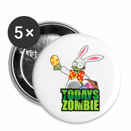 Easter Bunny Zombie - Buttons large 2.2'' (5-pack)