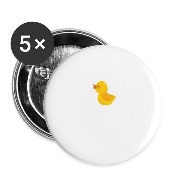 Just A Girl Who Loves Ducks Cute Duck Lover - Buttons large 2.2'' (5-pack) - white