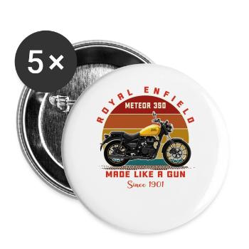 Designer Apparel and Accessories - Buttons large 2.2'' (5-pack) - white