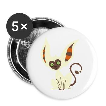 The Cutest Lemur Of Them All - Buttons large 2.2'' (5-pack) - white