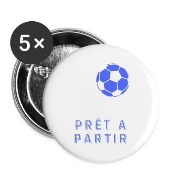 prêt à partir - Buttons large 2.2'' (5-pack) - white