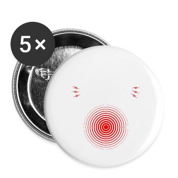 My Tummy Hurts Chronic Pain Stomach - Buttons large 2.2'' (5-pack) - white