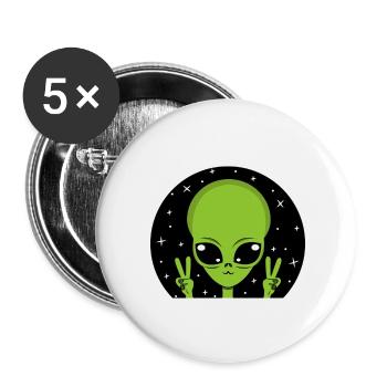 I Am Just A Tourist - Buttons large 2.2'' (5-pack) - white