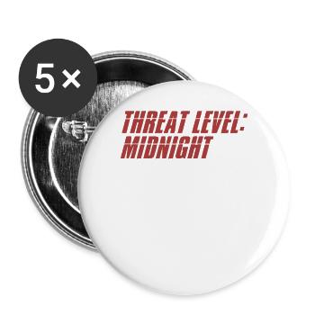 Threat Level Midnight The Office - Buttons large 2.2'' (5-pack) - white