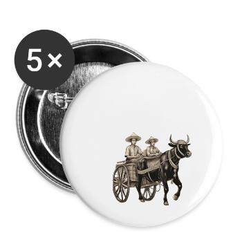 Quote this day - wisdom - Buttons large 2.2'' (5-pack) - white