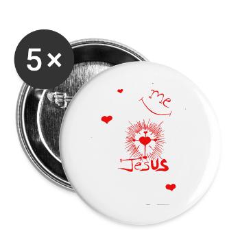 1000000660 - Buttons large 2.2'' (5-pack) - white