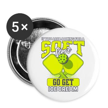 if you are looking for a soft serve go get ice cre - Buttons large 2.2'' (5-pack) - white