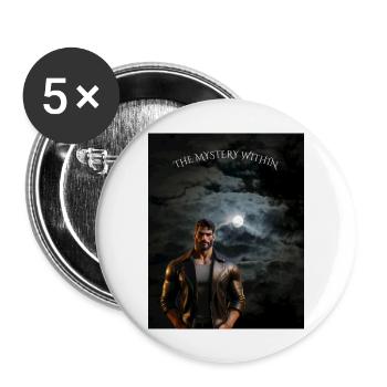 The Mystery Within - Buttons large 2.2'' (5-pack) - white