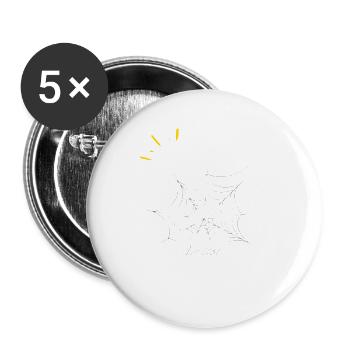 THIS IS SOME BOO SHEET - Buttons large 2.2'' (5-pack) - white