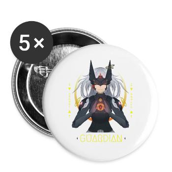 GUARDIAN OF LIGHT - Buttons large 2.2'' (5-pack) - white