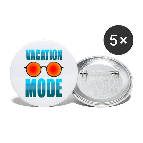 Vacation mode: Ocean Vibes On - Buttons large 2.2'' (5-pack)