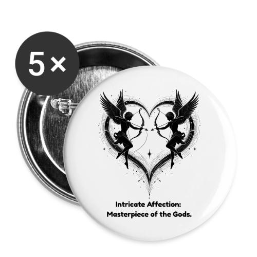 Intricate Affection T-Shirt - Buttons large 2.2'' (5-pack)