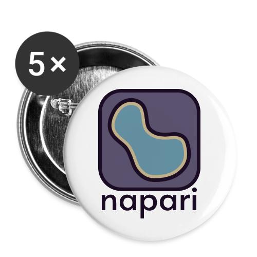 napari (pocket logo) - Buttons large 2.2'' (5-pack)