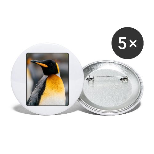 King Penguin Portrait Design - Buttons large 2.2'' (5-pack)