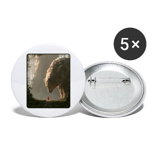 The Bear Who Found the Forest - Buttons large 2.2'' (5-pack)