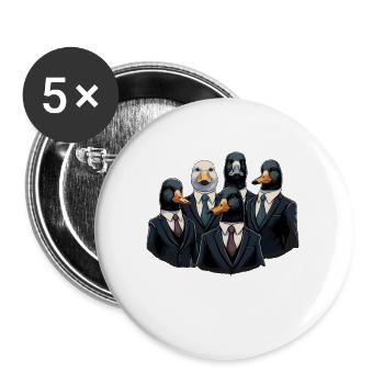 Boss Ducks - Buttons large 2.2'' (5-pack) - white